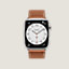 Boîtier Series 8_ test Flows & Bracelet Apple Watch Hermès Simple Tour 45&nbsp;mm, Vue: vue de face, front, vue 1 sur 5