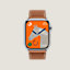 Boîtier Series 8_ test Flows & Bracelet Apple Watch Hermès Simple Tour 45&nbsp;mm, Vue: vue de face, front, vue 4 sur 5