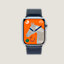 Boîtier Series 8_ test Flows & Bracelet Apple Watch Hermès Simple Tour 45&nbsp;mm, Vue: vue de face, front, vue 3 sur 4