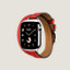 Boîtier Series&nbsp;11 & Bracelet Apple Watch Hermès Double Tour 42&nbsp;mm Attelage, Vue: vue de côté, side, vue 3 sur 5