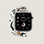 Boîtier Series&nbsp;11 & Bracelet Apple Watch Hermès Double Tour 42&nbsp;mm Attelage Animaux Bandana, Vue: vue de face, front, vue 1 sur 5