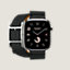 Boîtier Series&nbsp;11 & Bracelet Apple Watch Hermès Double Tour 46&nbsp;mm Hapi, Vue: vue de face, front, vue 1 sur 5