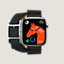 Boîtier Series&nbsp;11 & Bracelet Apple Watch Hermès Double Tour 46&nbsp;mm Hapi, Vue: vue de face, front, vue 4 sur 5