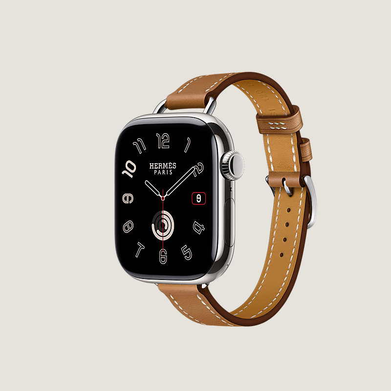 Boîtier Series&nbsp;11 & Bracelet Apple Watch Hermès Simple Tour 42&nbsp;mm Attelage
