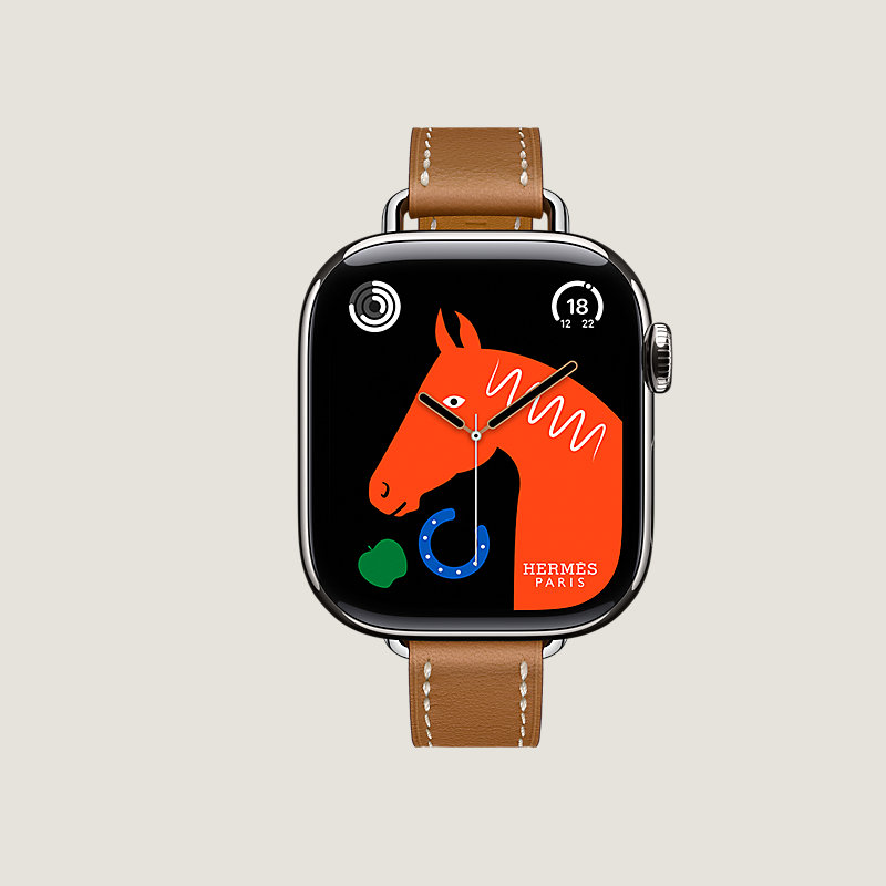 Boîtier Series&nbsp;11 & Bracelet Apple Watch Hermès Simple Tour 42&nbsp;mm Attelage