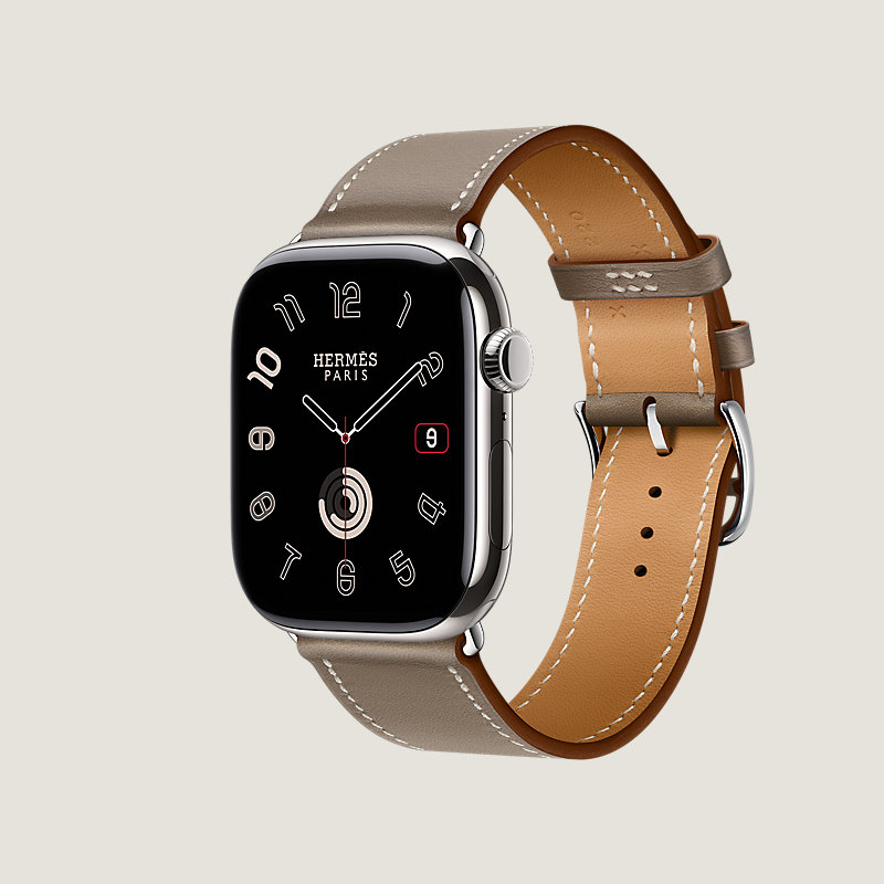 Boîtier Series&nbsp;11 & Bracelet Apple Watch Hermès Simple Tour 46&nbsp;mm