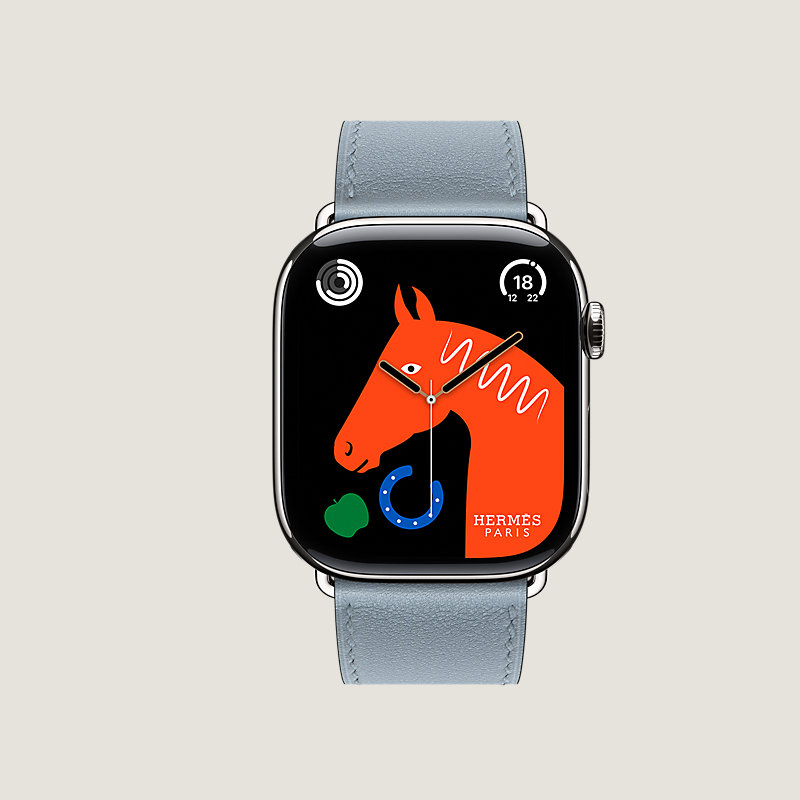 Boîtier Series&nbsp;11 & Bracelet Apple Watch Hermès Simple Tour 46&nbsp;mm