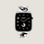 Boîtier Series&nbsp;11 & Bracelet Apple Watch Hermès Simple Tour 46&nbsp;mm Animaux Bandana, Vue: vue de face, front, vue 1 sur 5