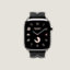 Boîtier Series&nbsp;11 & Bracelet Apple Watch Hermès Simple Tour 46&nbsp;mm Bridon Liseré, Vue: vue de face, front, vue 1 sur 5