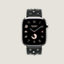 Boîtier Series&nbsp;11 & Bracelet Apple Watch Hermès Simple Tour 46&nbsp;mm Clou Médor Rock , Vue: vue de face, front, vue 1 sur 5