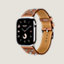 Boîtier Series&nbsp;11 & Bracelet Apple Watch Hermès Simple Tour 46&nbsp;mm Clou Médor Rock , Vue: vue de côté, side, vue 3 sur 5