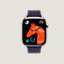 Boîtier Series&nbsp;11 & Bracelet Apple Watch Hermès Simple Tour 46&nbsp;mm Néo Tricot, Vue: vue de face, front, vue 4 sur 5
