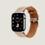 Boîtier Series&nbsp;11 & Bracelet Apple Watch Hermès Simple Tour 46&nbsp;mm Toile H, Vue: vue de côté, side, vue 3 sur 5