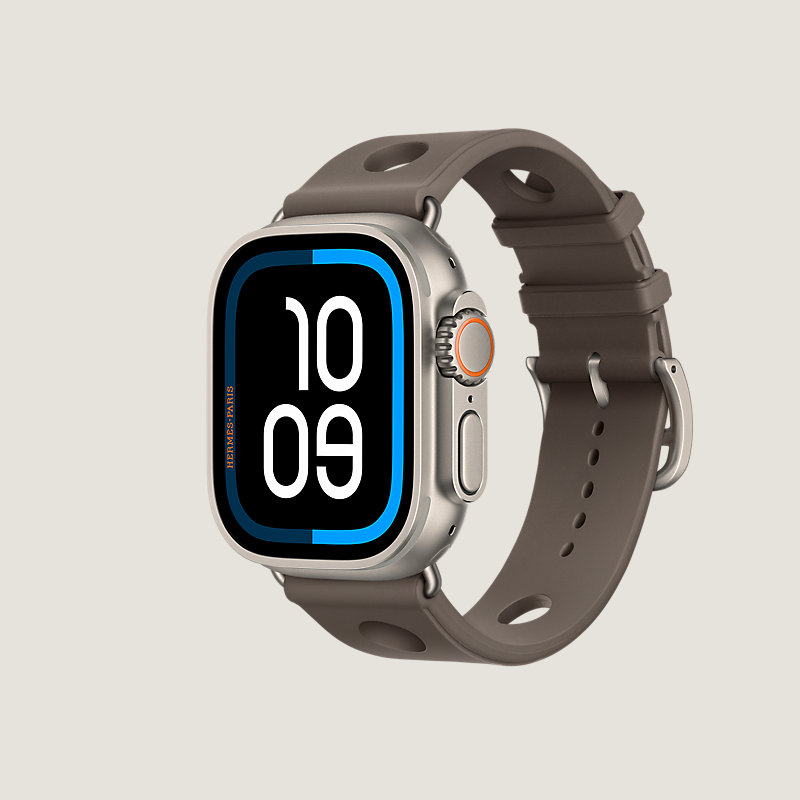 Boîtier Ultra 3 & Bracelet Apple Watch Hermès Simple Tour 49&nbsp;mm Scub'H Diving