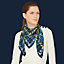 Bolduc au Carre scarf 90, View: Worn, worn, view 2 of 2
