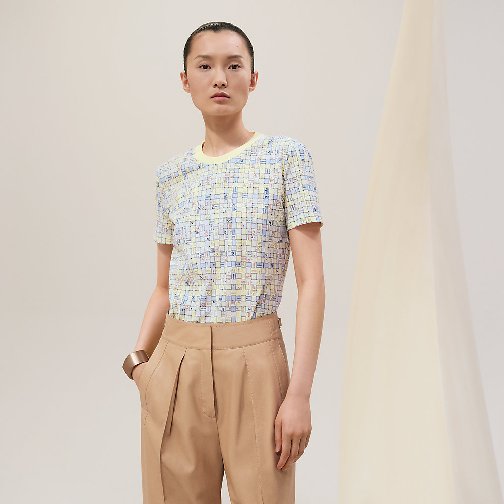 Bolduc au Carre” 마이크로 티셔츠 | Hermès - 에르메스 대한민국