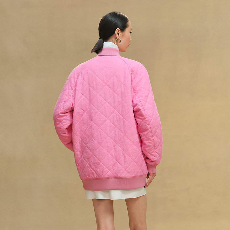 Bomber jacket - Pink | Hermès Netherlands