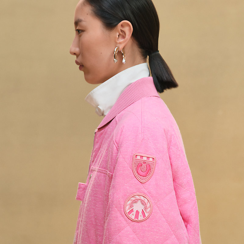 Bomber jacket - Pink | Hermès Netherlands