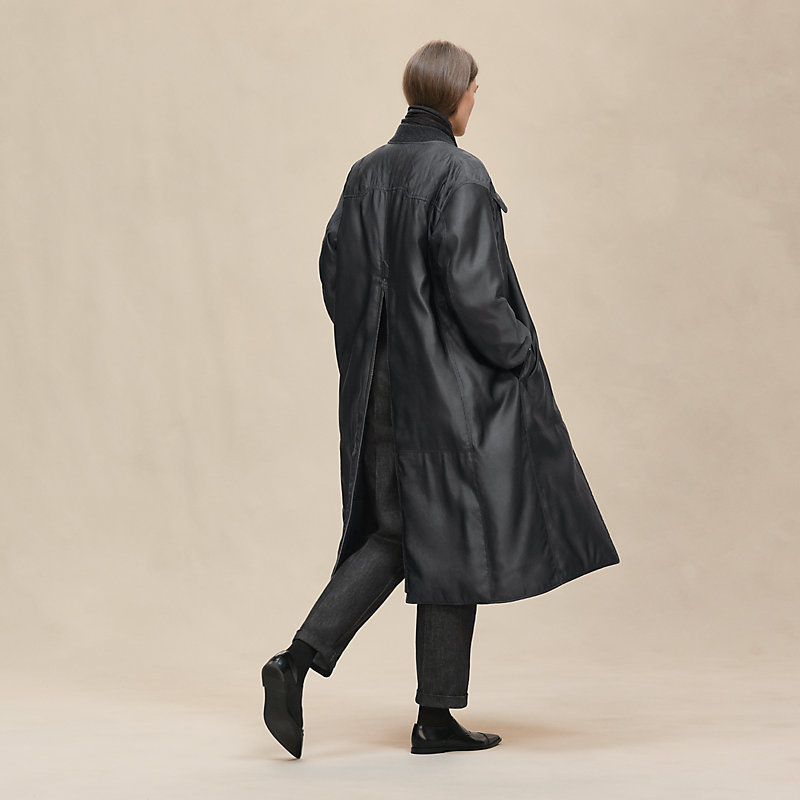 Bombers coat - Grey | Hermès USA