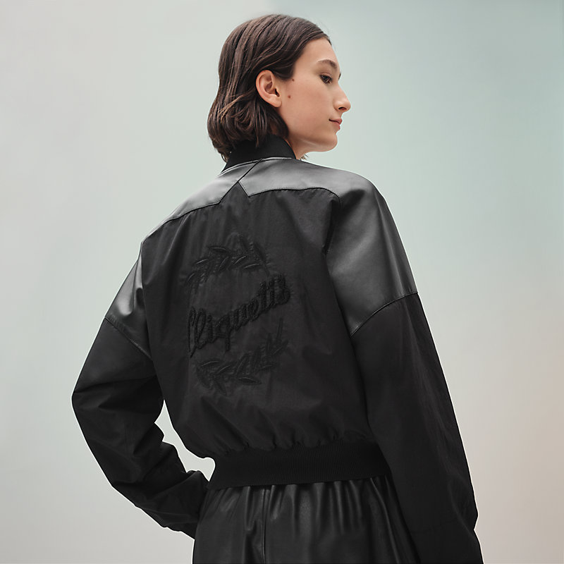 Bombers embroidered jacket | Hermès Singapore