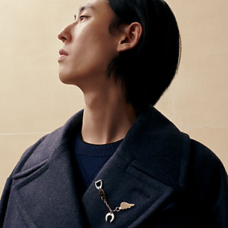 Bon Voyage brooch - Black | Hermès Hong Kong SAR