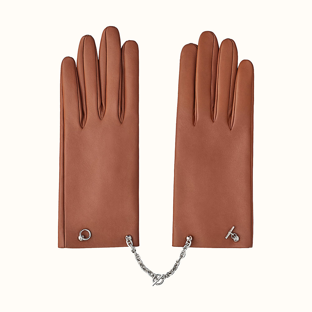 hermes leather gloves