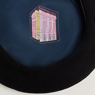 Bonnie Lift beret - Black | Hermès Malaysia