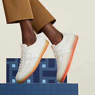 【オレンジソールが魅力】HERMES☆Boomerang スニーカー メンズ Boomerang sneaker | Hermès USA