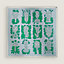Botanica Grafica  90雙面方巾, 檢視: 反面, back, 檢視共4張圖片的第6張