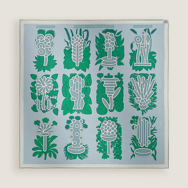 Botanica Grafica  90雙面方巾
