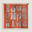Botanica Grafica double face scarf 90, View: Back, back, view 5 of 6