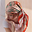 Botanica Grafica double face scarf 90, View: Worn, worn, view 3 of 6
