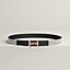 Boucle de ceinture Ancre Marine & Cuir de ceinture Toile H Plume 24&nbsp;mm, Vue: , vue 1 sur 3