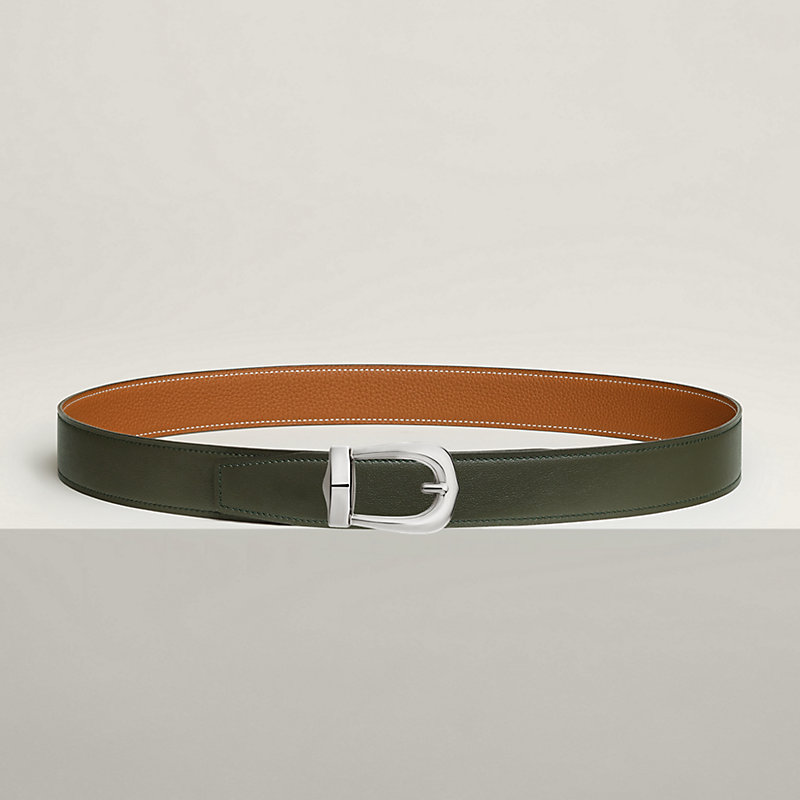 Boucle de ceinture Bride d'Apparat & Cuir de ceinture réversible 32 mm