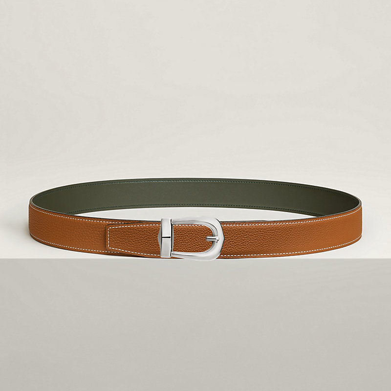Boucle de ceinture Bride d'Apparat & Cuir de ceinture réversible 32 mm