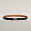 Boucle de ceinture Canaille & Cuir de ceinture réversible Hermès sur Mer 24&nbsp;mm, Vue: , vue 1 sur 3