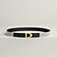 Boucle de ceinture Cavalière & Cuir de ceinture Toile H Plume 24&nbsp;mm, Vue: , vue 1 sur 2