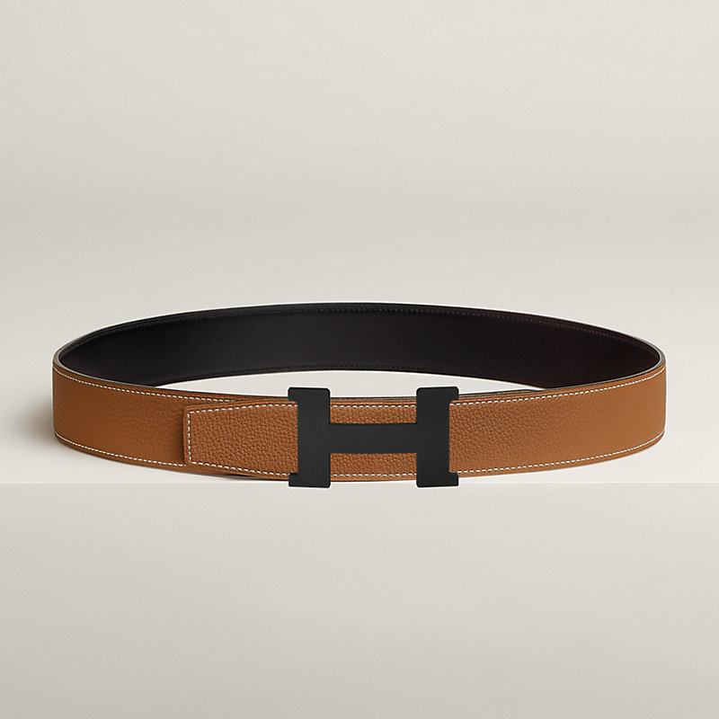 Boucle de ceinture Constance & Cuir de ceinture réversible 38 mm