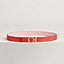Boucle de ceinture Flot & Cuir de ceinture réversible Hermès sur Mer 24&nbsp;mm, Vue: , vue 2 sur 2