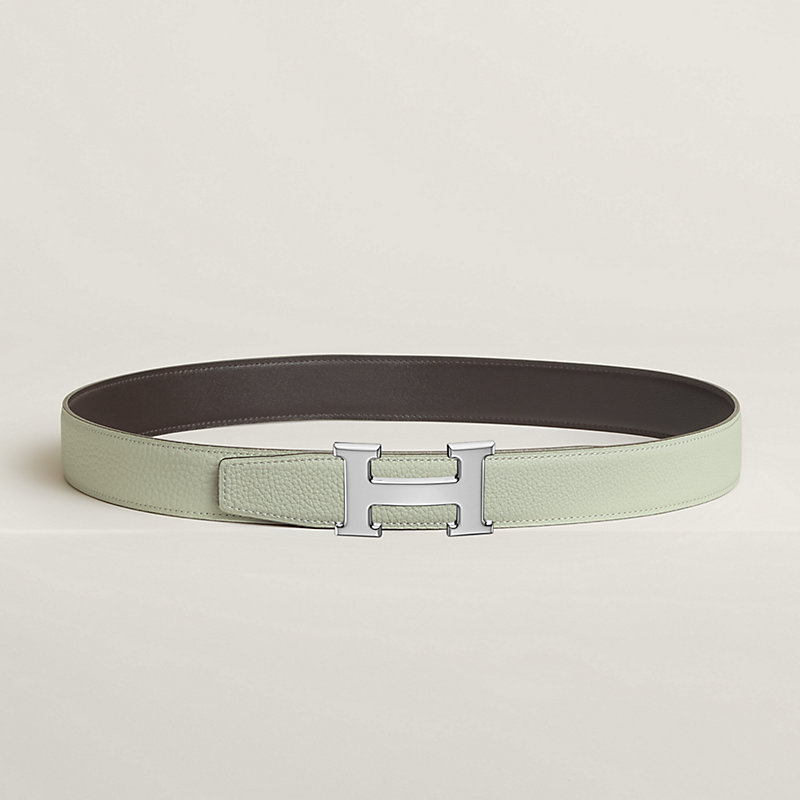 Boucle de ceinture H & Cuir de ceinture réversible 32 mm