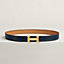 Boucle de ceinture H & Cuir de ceinture réversible Contrast 32&nbsp;mm, Vue: , vue 2 sur 3