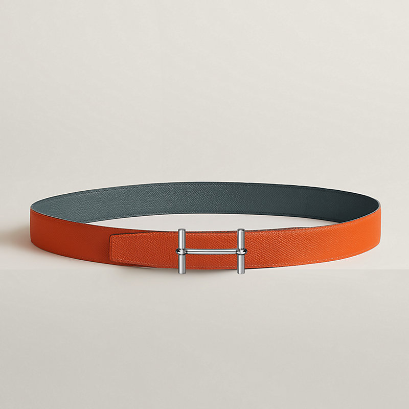 Boucle de ceinture H d'Ancre & Cuir de ceinture réversible 32 mm