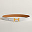 Boucle de ceinture H Guillochée & Cuir de ceinture réversible 32&nbsp;mm, Vue: , vue 2 sur 2