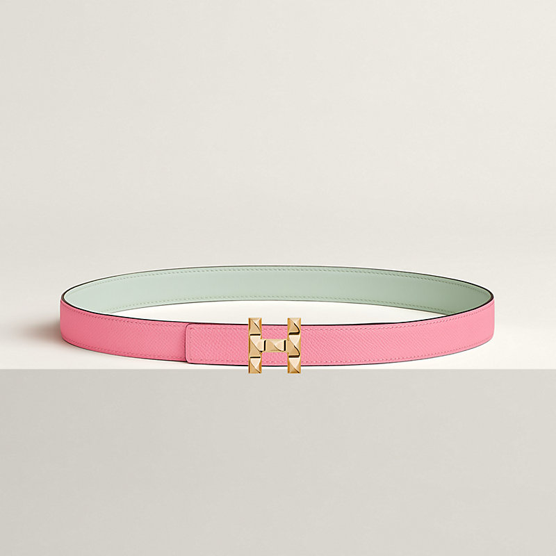 Boucle de ceinture H Infini & Cuir de ceinture réversible 24 mm