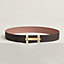 Boucle de ceinture H Jumping & Cuir de ceinture réversible 38&nbsp;mm, Vue: , vue 2 sur 2