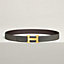 Boucle de ceinture H Martelée & Cuir de ceinture réversible 32&nbsp;mm, Vue: , vue 2 sur 2