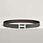 Boucle de ceinture H Martelée & Cuir de ceinture réversible 32&nbsp;mm, Vue: , vue 2 sur 2