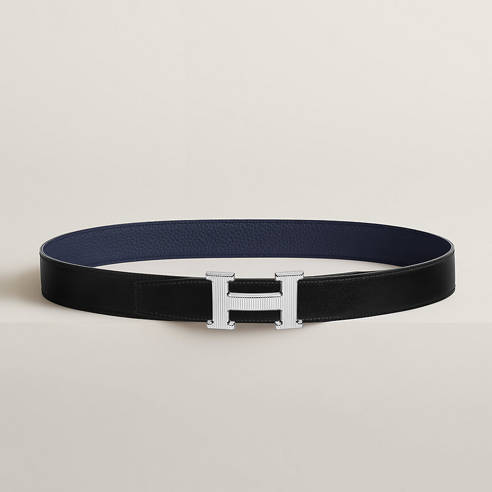 Boucle De Ceinture H Stri e Cuir De Ceinture R versible 32 Mm boucle-de-ceinture-h-stri-e-cuir-de-ceinture-r-versible-32-mm
