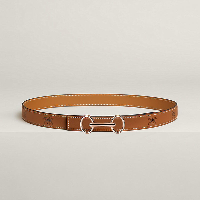 Boucle de ceinture Héritage & Cuir de ceinture imprimé 24&nbsp;mm