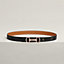 Vue: , Boucle de ceinture Héritage & Cuir de ceinture réversible Hermès sur Mer 24 mm
